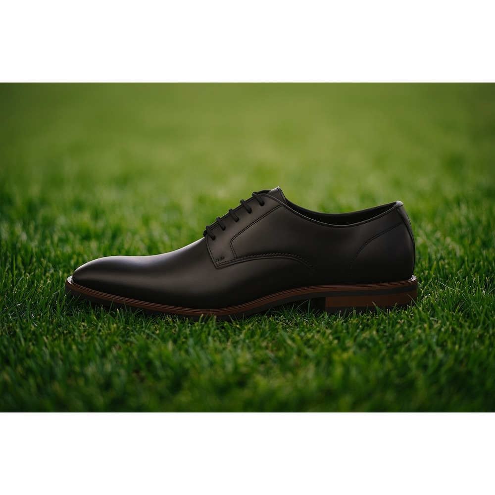 STEVE MADDEN Poppy Oxford Shoes Black Leather Lace-Up Size 11 Men's Dress